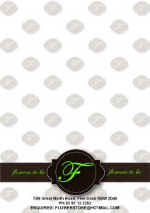 Flowers To Be Catalogue